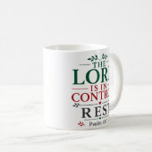 Mug Le Seigneur Est Aux Commandes Disposition Minimali (Devant droit)