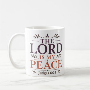 Mug Le Seigneur Est Ma Paix Foi Chrétienne Classique