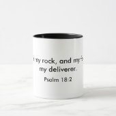 Mug Le seigneur est ma roche (Centre)