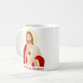 Mug Le Seigneur Est Mon Pasteur Jésus Illustré (Devant gauche)