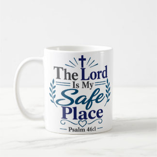 Mug Le Seigneur est mon refuge Citation basée sur les