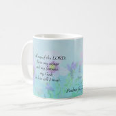 Mug Le Seigneur est mon Refuge, Psaumes 91:2 (Devant gauche)