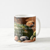 Mug Le Seigneur Est Mon Rocher; Psaumes D'Art Originau (Devant droit)