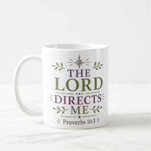 Mug Le Seigneur me dirige Dévozione matinale chrétienn
