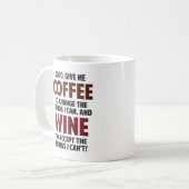 Mug Le seigneur, me donnent le café et le vin (Devant gauche)