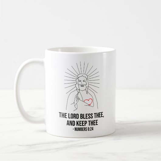 Mug Le Seigneur Te Bénisse, Et Te Garde (Gauche)