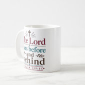 Mug Le Seigneur Va Devant Et Derrière Vérité Biblique (Devant gauche)