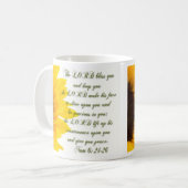 Mug Le seigneur vous bénissent et vous gardent… (Devant gauche)