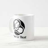 Mug Le sein est le meilleur conseiller en lactation Al (Devant gauche)