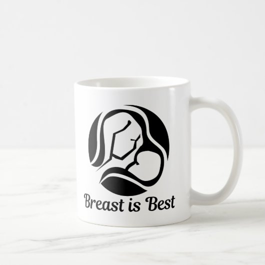 Mug Le sein est le meilleur conseiller en lactation Al (Droite)