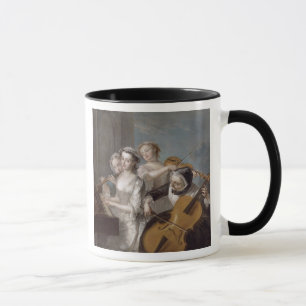 Mug Le sens de l'audition, c.1744-7 (huile sur la