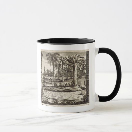 Mug Le serpent en pierre, de "Chine a illustré" par (Droite)