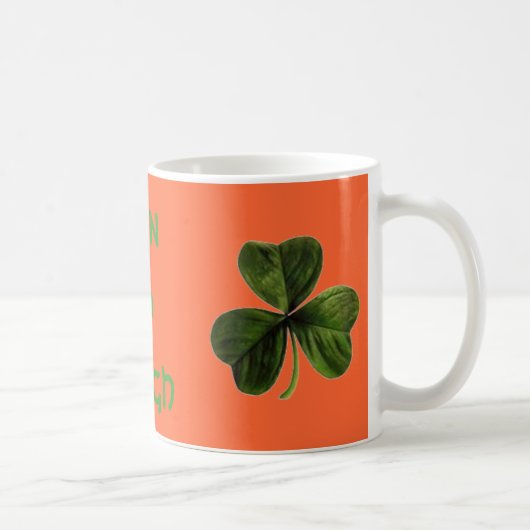 Mug le shamrock, homehat, Erin vont Bragh (Droite)