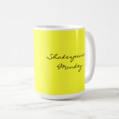 Mug Le singe de Shakespeare (Devant droit)