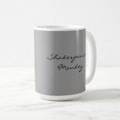 Mug Le singe de Shakespeare (Devant droit)