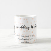 Mug Le site web mariage scanner code QR pour les détai (Centre)