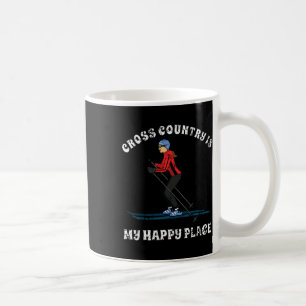 Mug Le Ski De Fond Est Mon Endroit Heureux T Shirt Pou