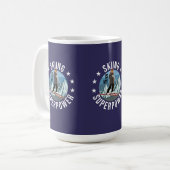 Mug Le Ski Est Ma Superpuissance (Devant gauche)