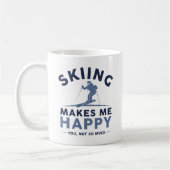 Mug Le Ski Me Rend Heureux De Vous Pas Tant (Gauche)