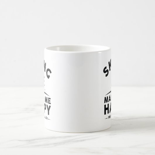 Mug Le Ski Me Rend Heureux De Vous Pas Tant (Centre)