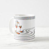 Mug Le skieur de neige - (Devant gauche)