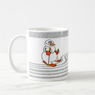 Mug Le skieur de neige -
