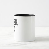 Mug Le slogan de motivation inspirant "N'abandonnez ja (Centre)