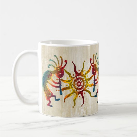 Mug LE SOLEIL DE DUO DE KOKOPELLI + vos idées (Gauche)