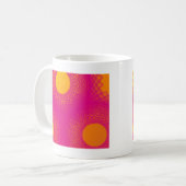 Mug Le soleil rayonne les lumières violettes (Devant gauche)