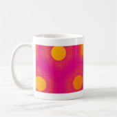Mug Le soleil rayonne les lumières violettes (Gauche)