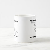 Mug Le sommeil de cette machine est alimenté par la mé (Centre)