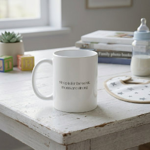 Mug Le sommeil est pour les faibles, les mamans sont f