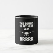 Mug Le Son Dans Ma Tête Dit Drone (Centre)