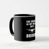 Mug Le Son Dans Ma Tête Dit Drone (Devant gauche)