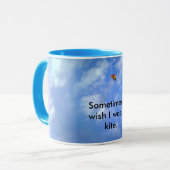 Mug le souhait I était un cerf-volant (Devant gauche)