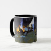 Mug Le souper des chasseurs Frederic Remington Rustiqu (Devant gauche)