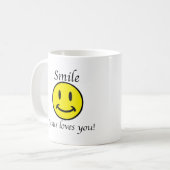 Mug Le sourire, Jésus vous aime (Devant gauche)
