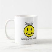 Mug Le sourire, Jésus vous aime (Gauche)