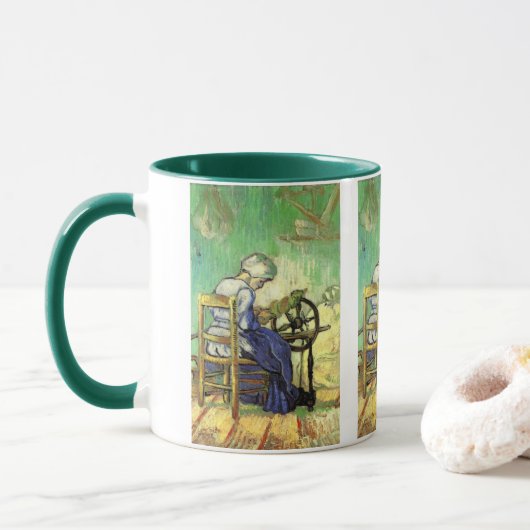 Mug Le Spinner par Vincent van Gogh (Avec donut)