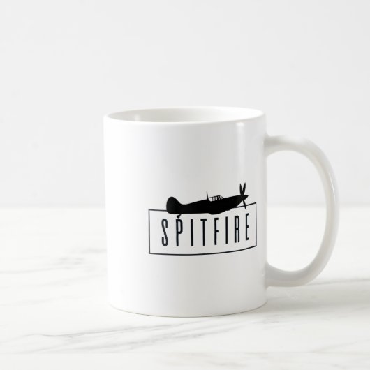 Mug Le Spitfire, Un Avion De Combat Britannique Iconiq (Droite)