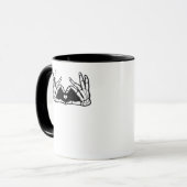 Mug Le Squelette Met La Tête D'Un Coeur (Devant gauche)