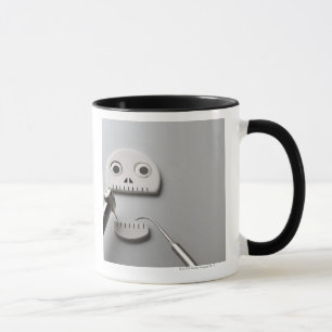 Mug Le squelette que le traitement dentaire est pris