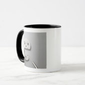Mug Le squelette que le traitement dentaire est pris (Devant gauche)