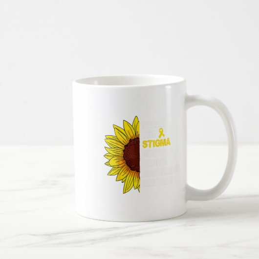 Mug Le Stigma Problèmes de sensibilisation à la santé (Droite)