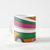 Mug le style psychédélique ou pop-art rappelle (Devant gauche)