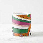 Mug le style psychédélique ou pop-art rappelle (Centre)