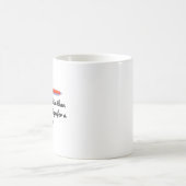 Mug Le Stylo Est Plus Puissant Que L'Épée Drôle Enseig (Centre)
