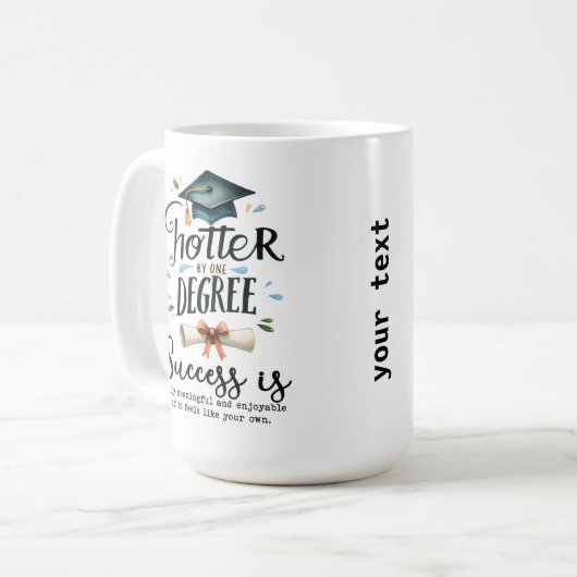 Mug Le succès est (Devant gauche)