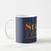 Mug Le succès est ma propre option affiche rouge (Gauche)