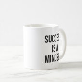 Mug Le succès est un état d'esprit - Motivationnel (Devant droit)